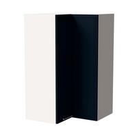 ECKHÄNGESCHRANK Salo W14/60 Weiß / Indigo Matt 60 / 60 / 96cm - Weiß/Dunkelblau, Holz/Holzwerkstoff (60/96/60cm) - Feldmann-Wohnen