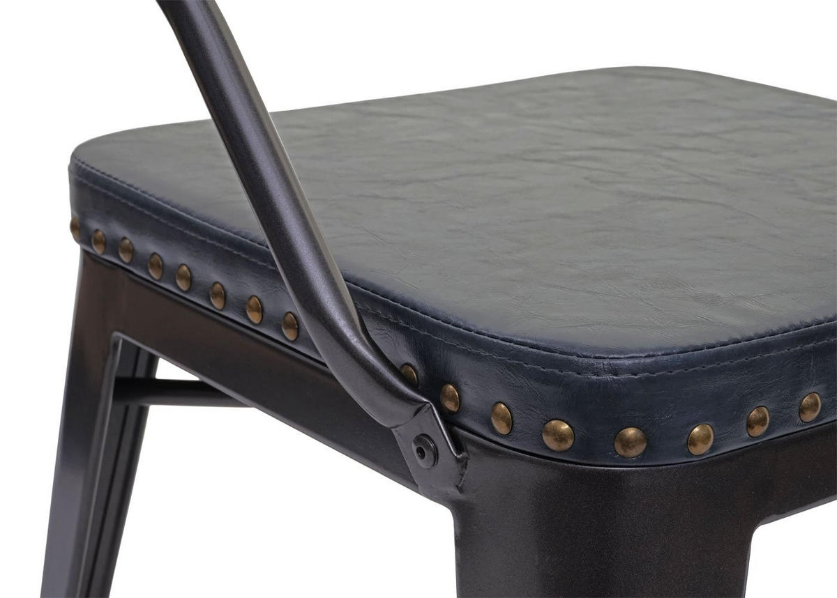 ESSZIMMERSTUHL H10D Grau 4er-Set - Grau, Metall (46/115/54cm) - MCW