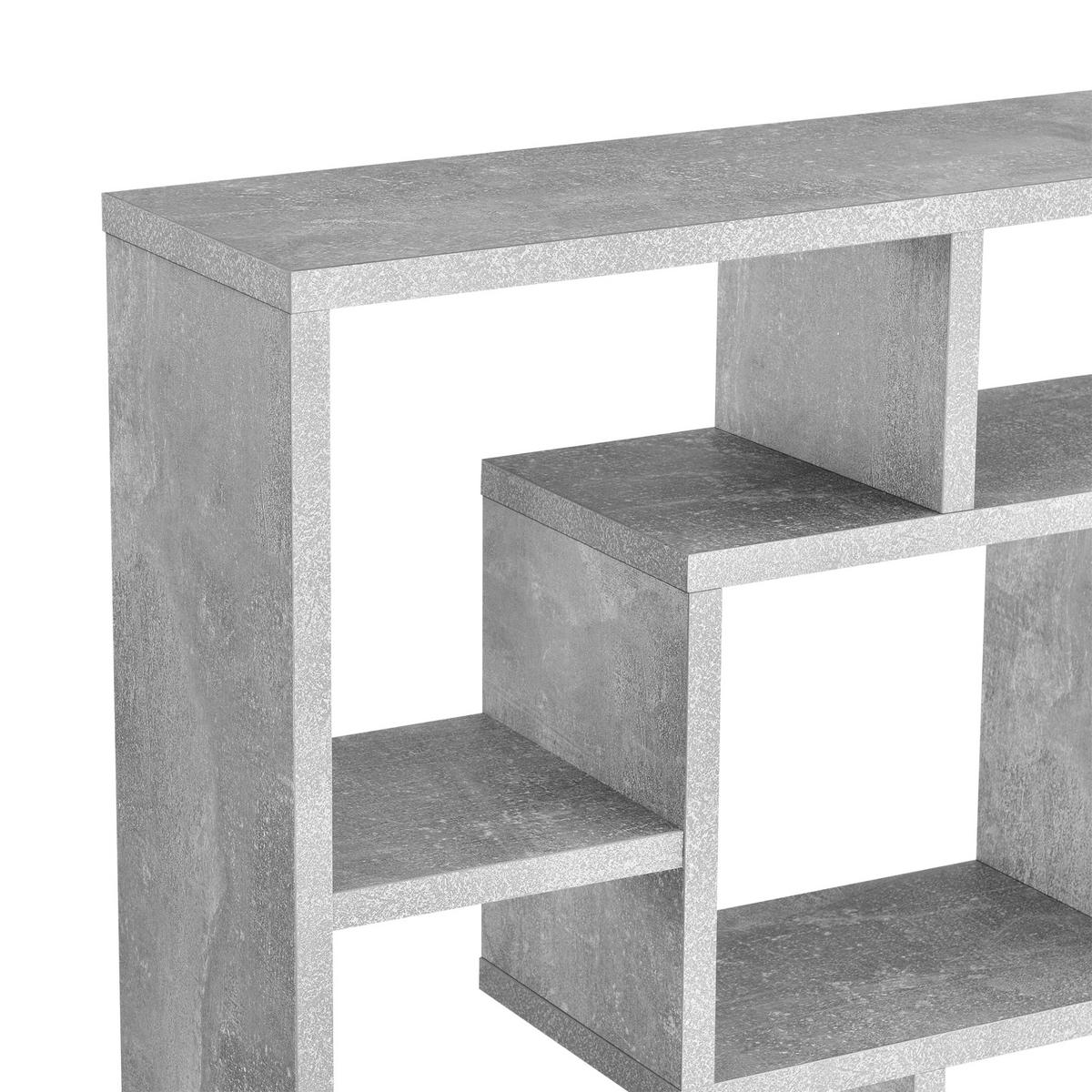 WANDREGAL Saputit - Grau, Holzwerkstoff (85/48/16cm) - [en.casa]