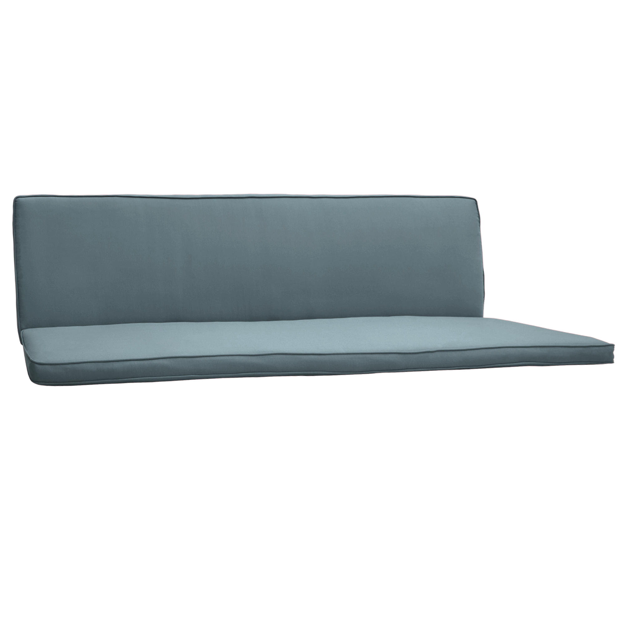 AUFLAGE für Hollywoodschaukel Loft HS 180x50cm Taubenblau - Blaugrau, Textil (100/180cm) - Beautissu 