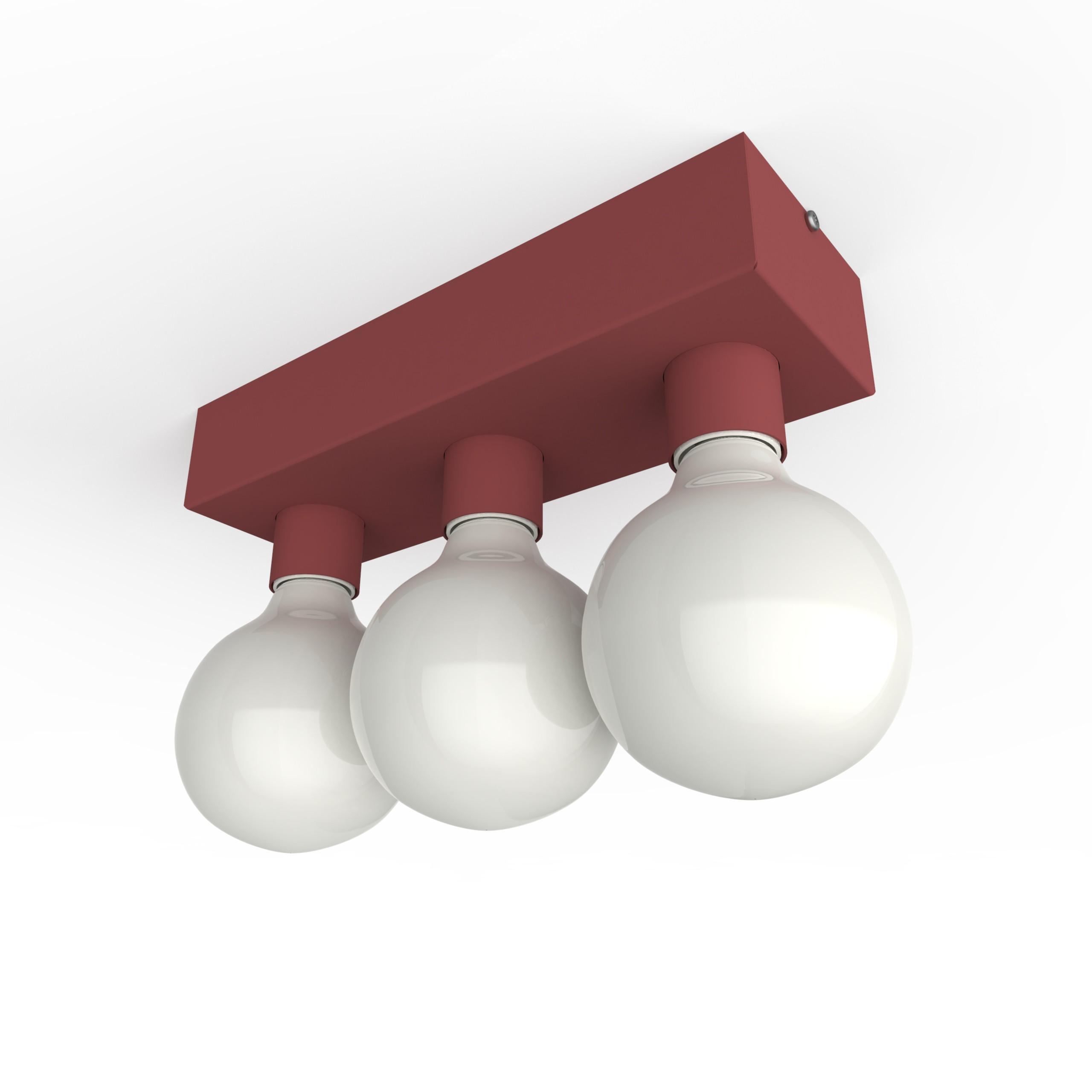 DECKENLEUCHTE - Rot, Metall (10/30/7.5cm) - Lumicom