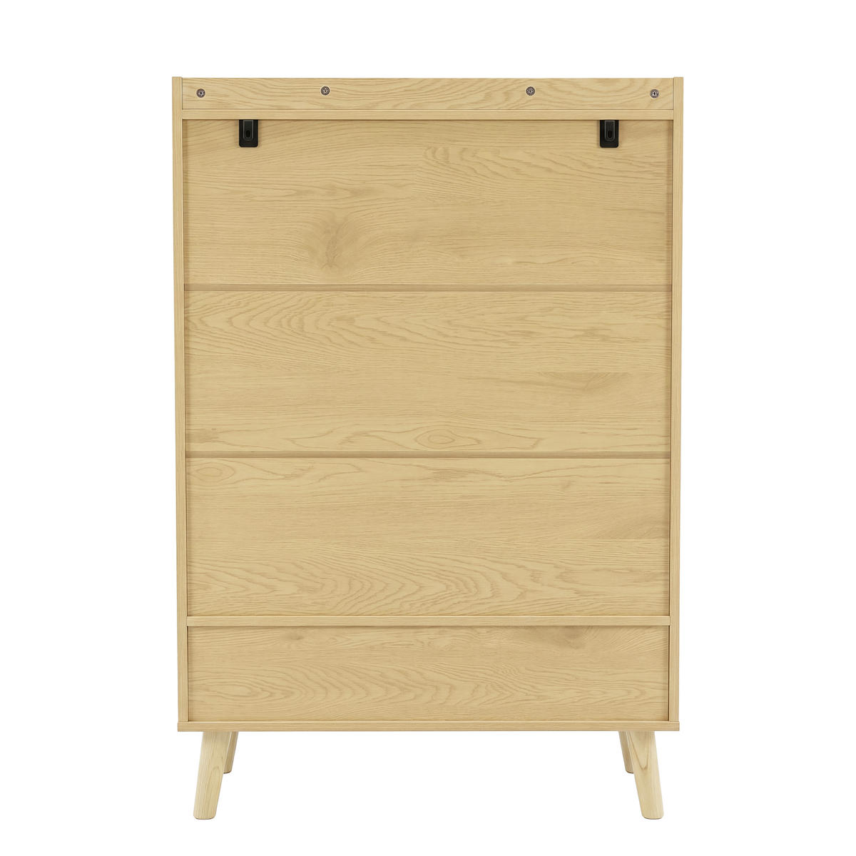 SCHUHSCHRANK Eiche hell 80/35/105 cm - Hellbraun, Holzwerkstoff (80/105/35cm) - PANGIVO