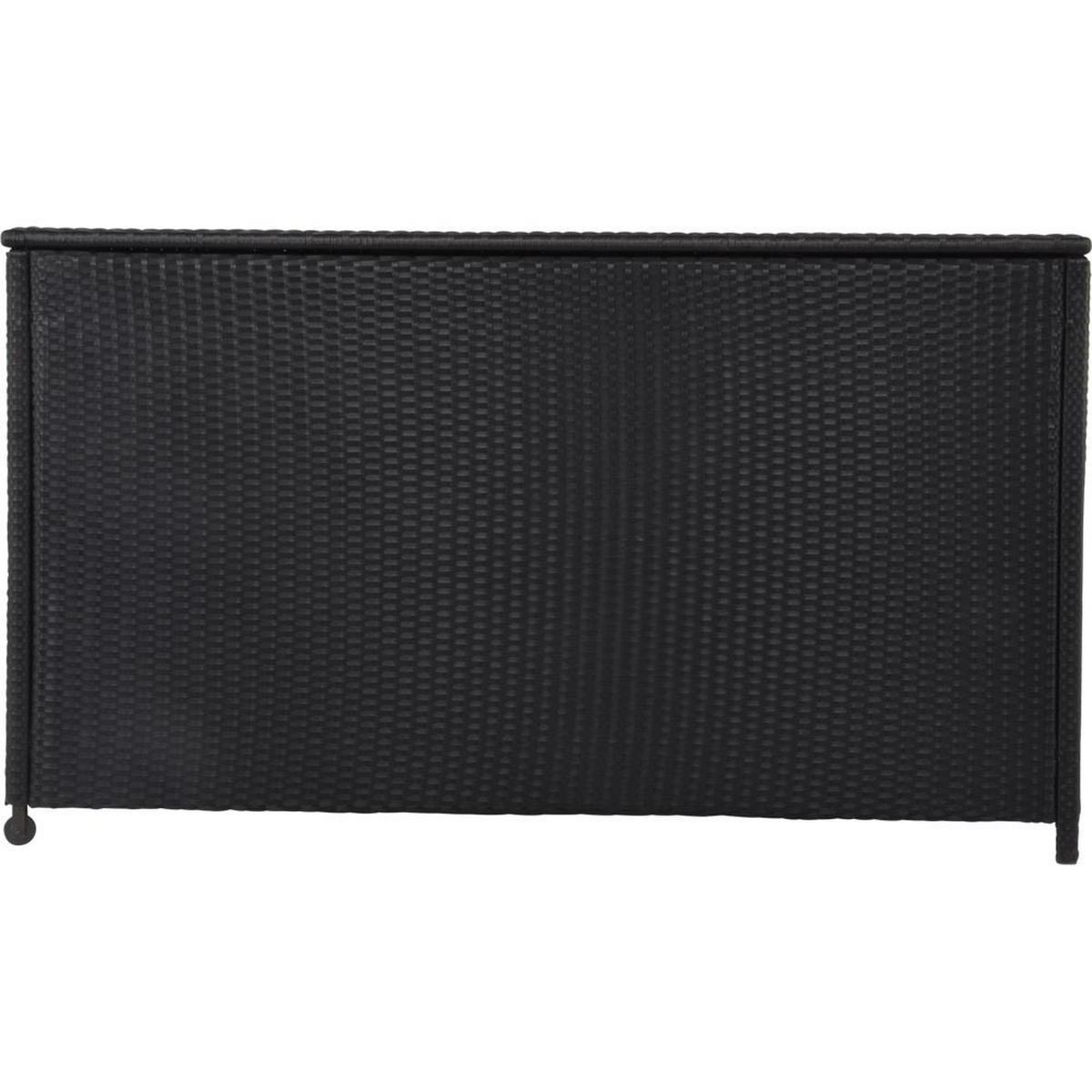 KISSENBOX Black - Braun - 165/67/95 cm - Braun, Metall (67/95/165cm) - Lesli Living