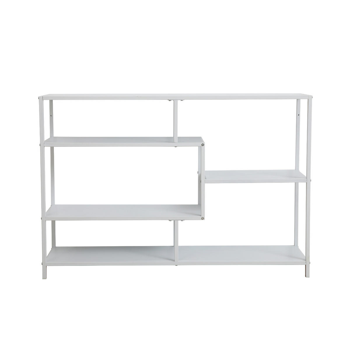 METALLREGAL CASTO Weiß - Weiß, Metall (114/78/30cm) - SVITA