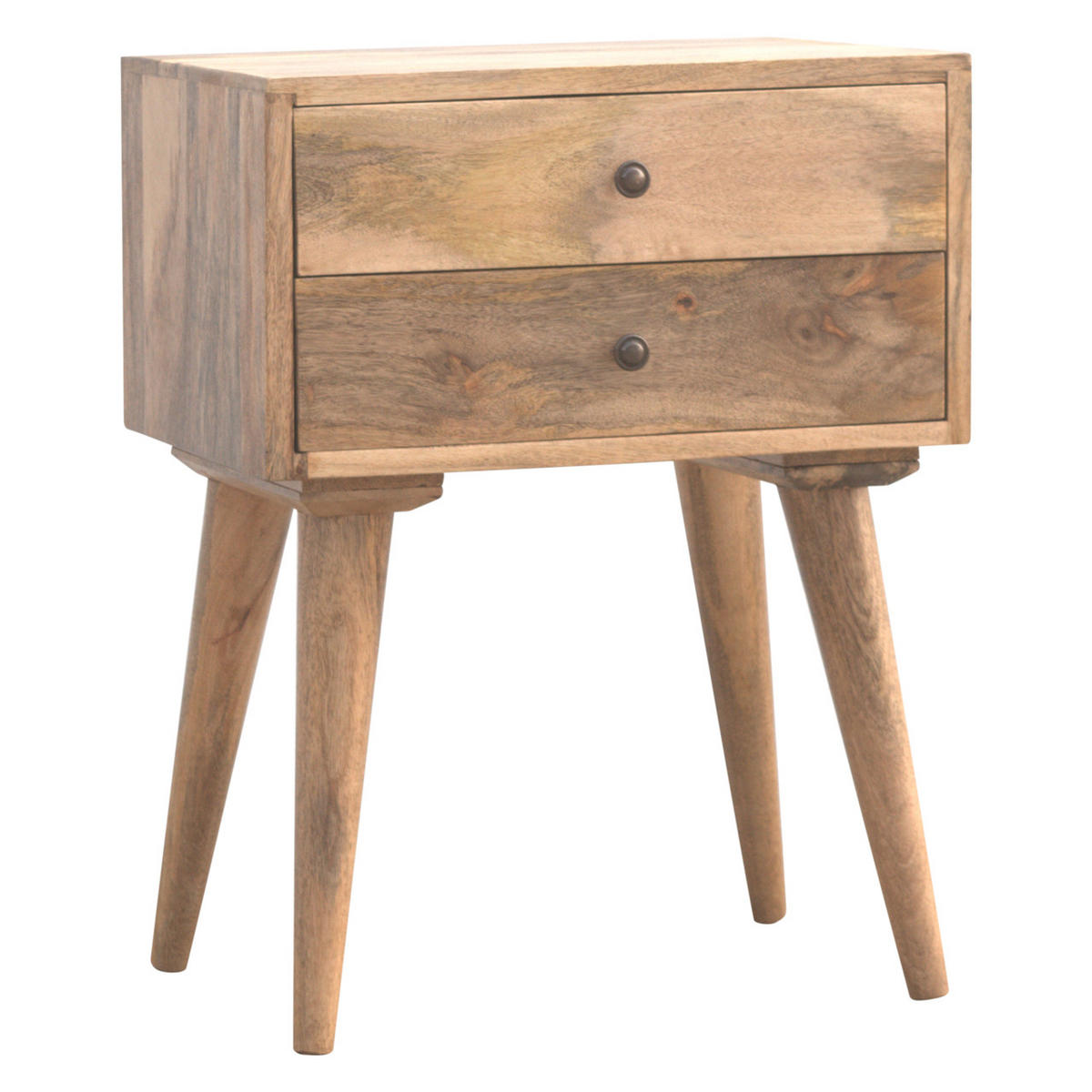 NACHTTISCH Metropolitan - Beige/Messingfarben, Holz/Metall (45/57/35cm) - Artisan Furniture