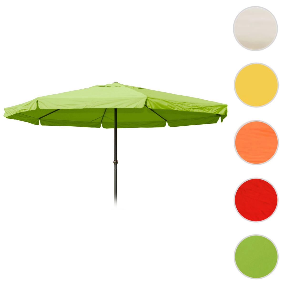 SONNENSCHIRM PRO Grün - Grün, Textil (500/500cm) - MCW