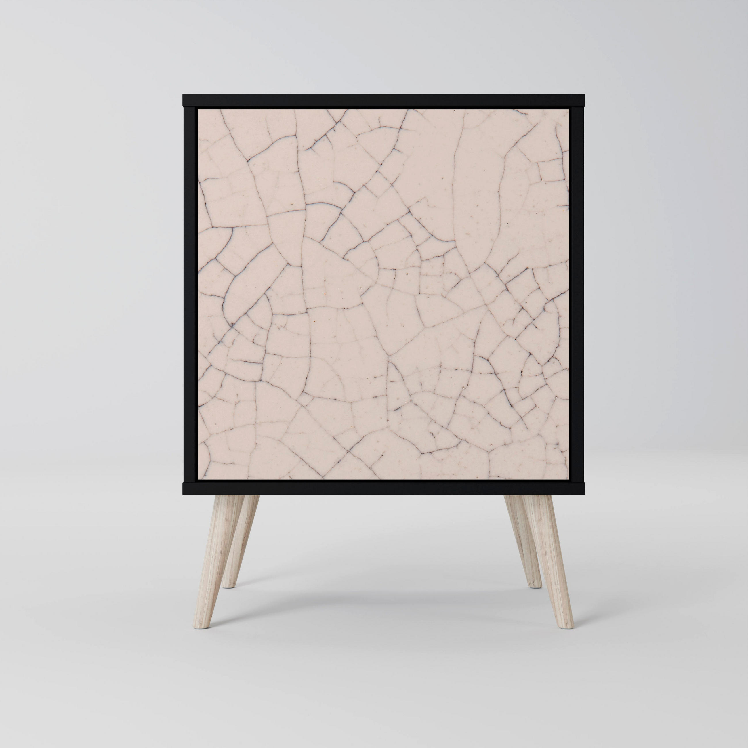 SpaceRebels Sideboard Schwarz 57.5x77.5x42 cm