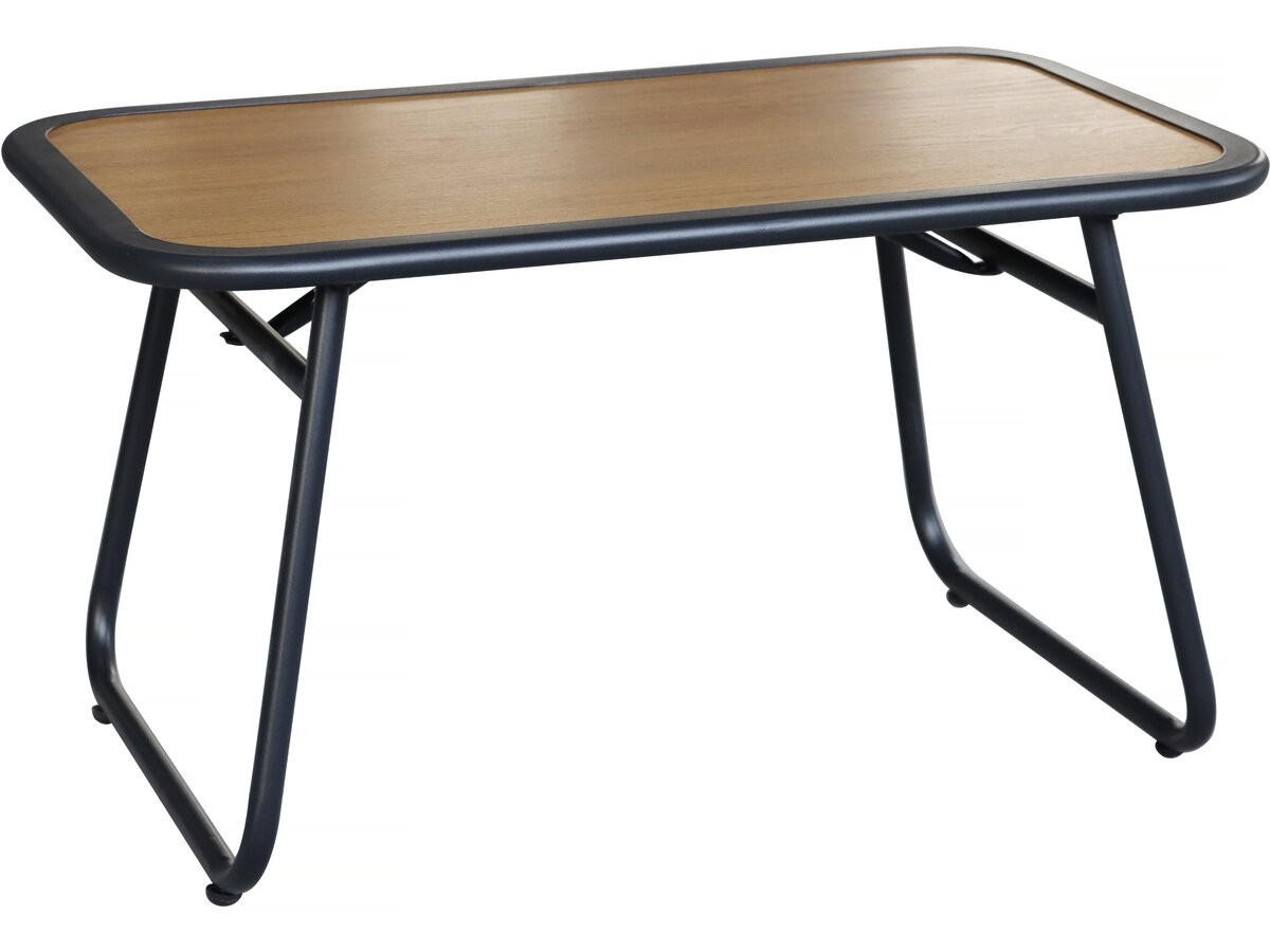 LOUNGEGARNITUR Sparta 4-Sitzer Schwarz - Schwarz, Metall - Habitat Garten