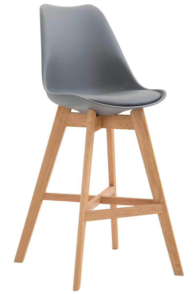 furnicato Barhocker Grau 48x112x56 cm