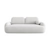 SOFA MOLLY mit Schlaffunktion TERRA FROTTE 00 mit Stauraum - Weiß, Textil (121/94/255cm) - Bedante