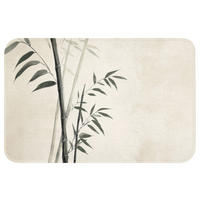WC PŘEDLOŽKA Japandi - Bambus - béžová 60x40 cm - ecru, textil/plast (60/1cm) - OnlyWow