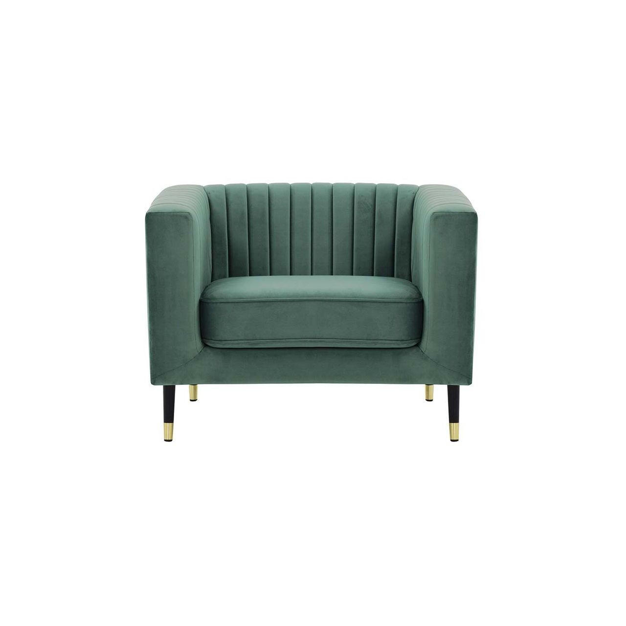 SESSEL Slender-Velluto 12 - Blau, Holz/Textil (99/71/83cm) - SLF24