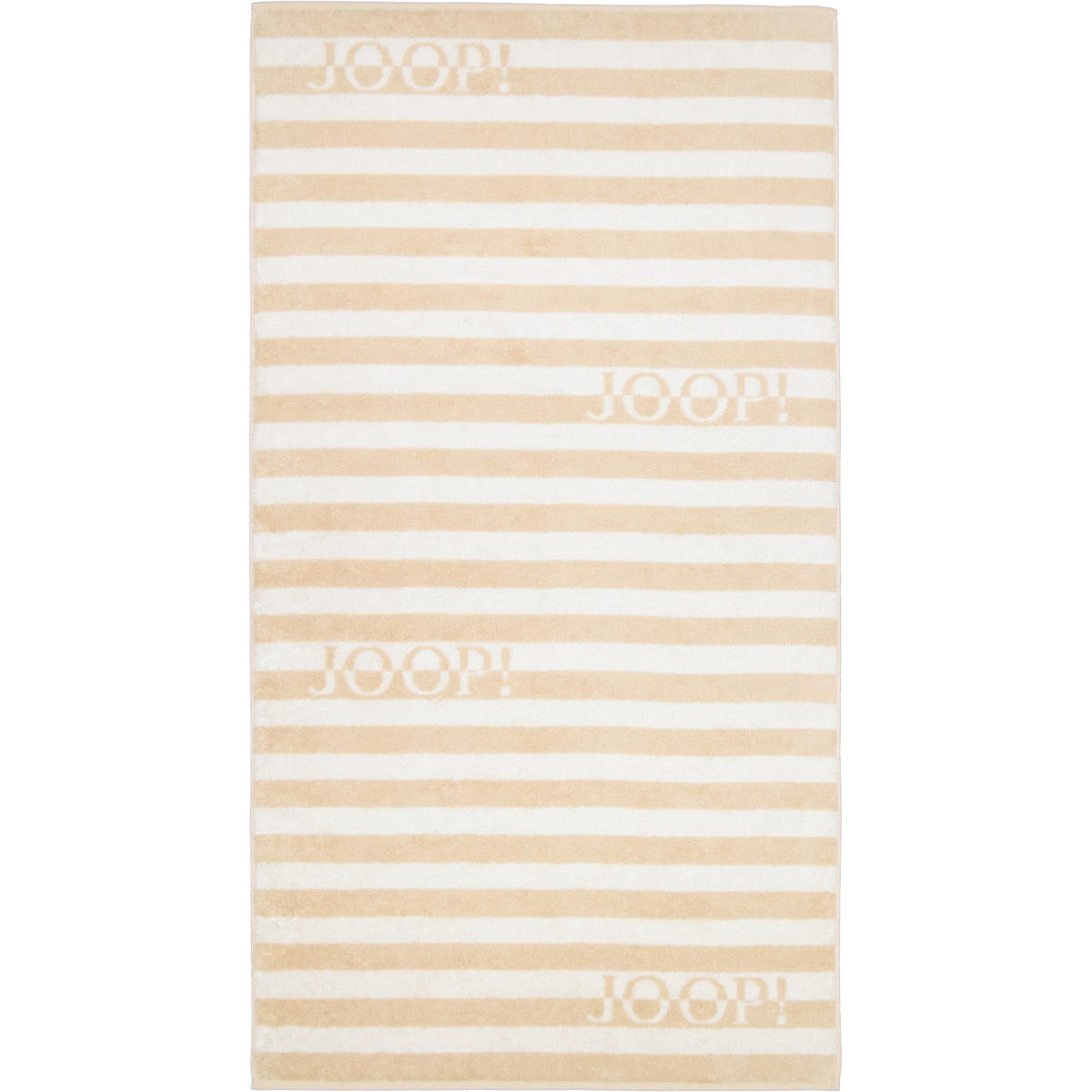 DUSCHTUCH SPLIT STRIPES 1713 NATUR - 36 - Beige, Textil (80/150cm) - Joop!