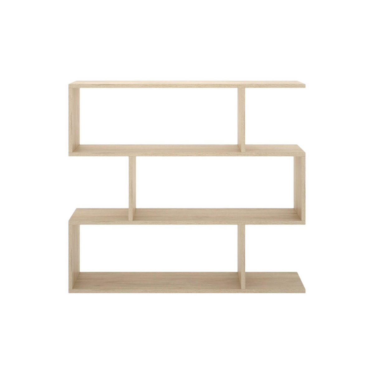 BÜCHERREGAL Eiche 25/110/96 cm - Braun, Holzwerkstoff (110/96/25cm) - DMORA