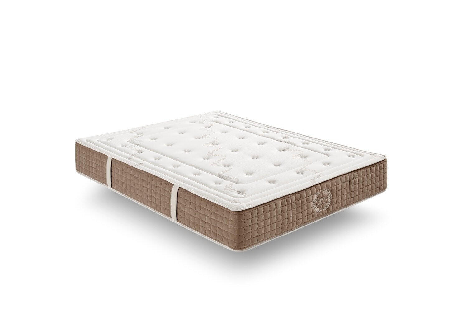 MATRATZE 200x200 Bliss Confort - Weiß, Textil (200/200cm) - Simpur
