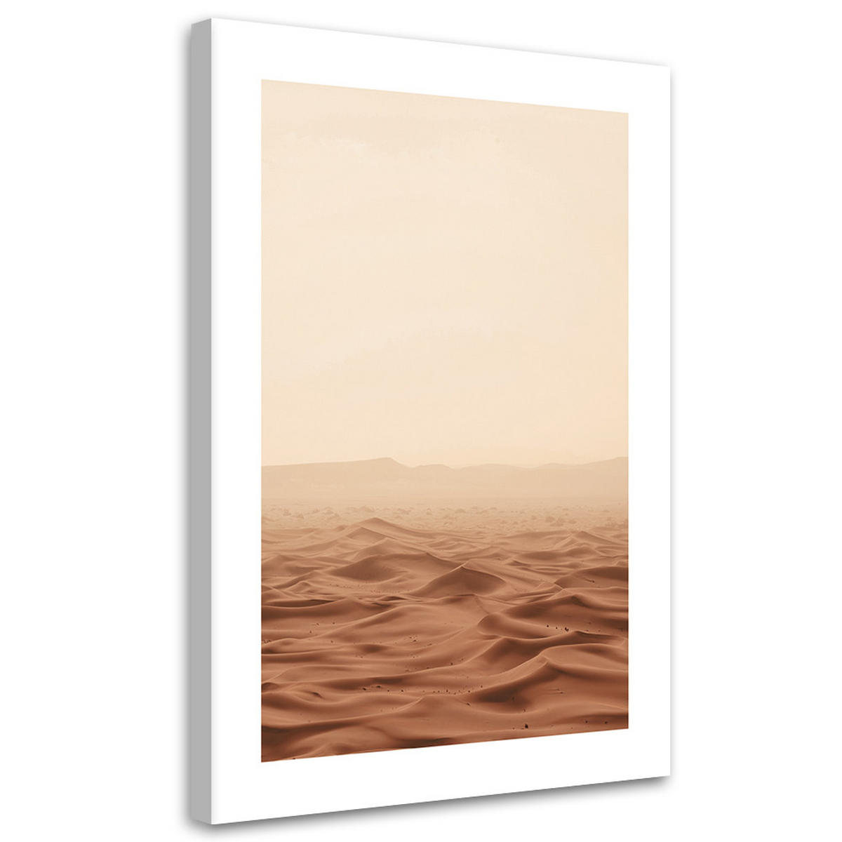 WANDBILD mitten in der wüste - Beige, Textil (40/60cm) - Feeby