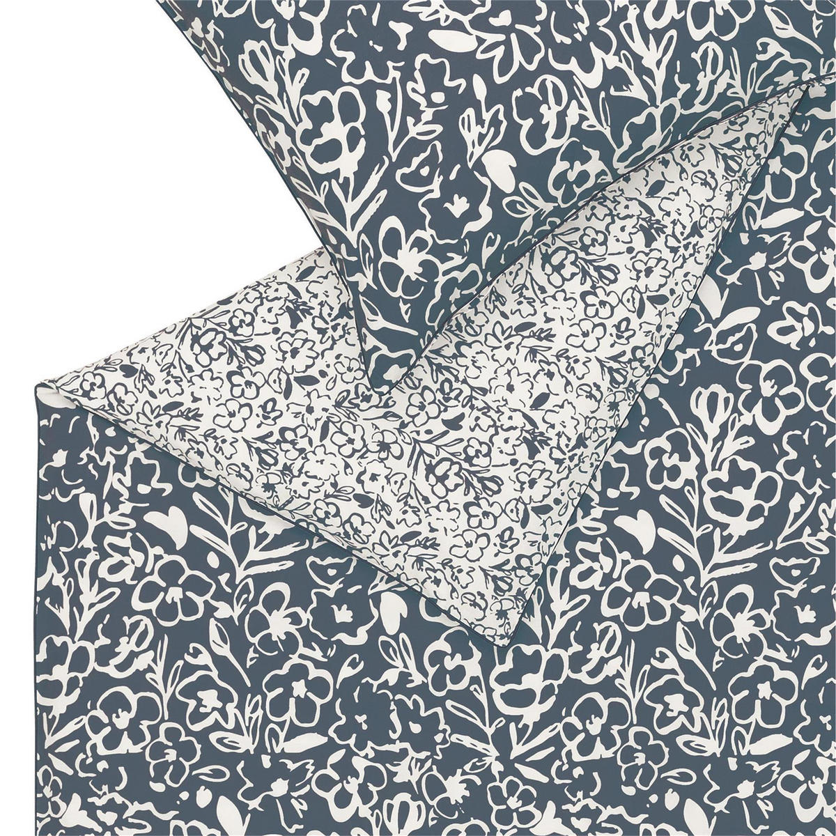 WENDEBETTWÄSCHE CLEO - Titanfarben, Textil (155/220cm) - Esprit