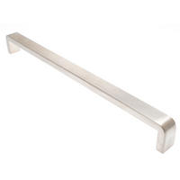 MÖBELGRIFF BA 480mm, Küchengriff Edelstahl, Schrankgriff modern - Grau, Metall (2/3.5/49cm)