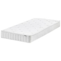 VZMETNICA Z ŽEPKASTIMI VZMETMI srednje trda/trda 90/200/20 cm Duo - bela, tekstil (90/200cm) - Beliani