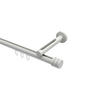 INNENLAUF-GARDINENSTANGEN-SET Siteno Estana 100 cm, 1-läufig, 20 mm Ø Weiß - Weiß, Metall (100cm) - INTERDECO