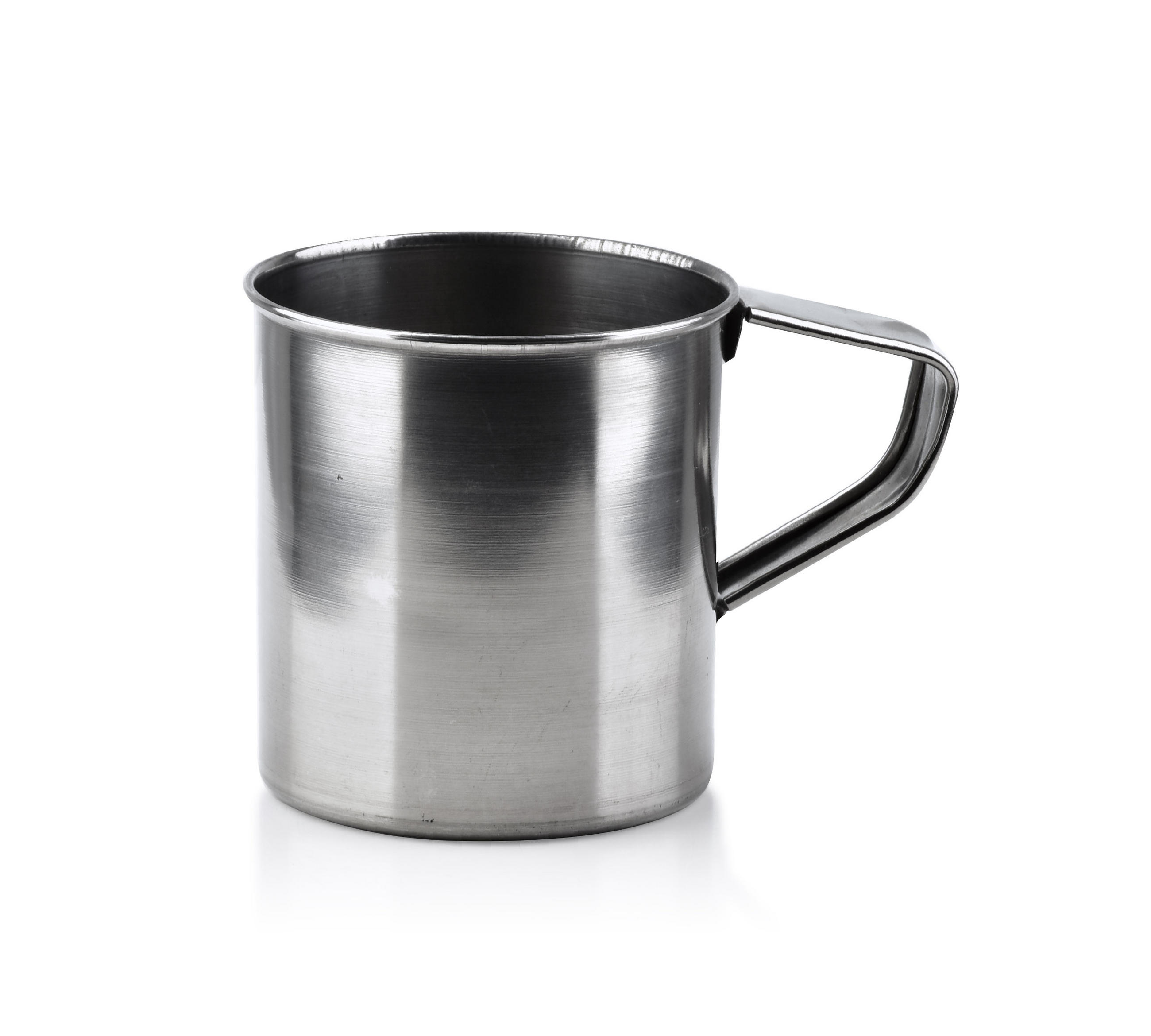 BECHER Basic Kitchen Silber 14/14/10 cm Keramik - Silberfarben, Keramik (0.7L) - Mondex
