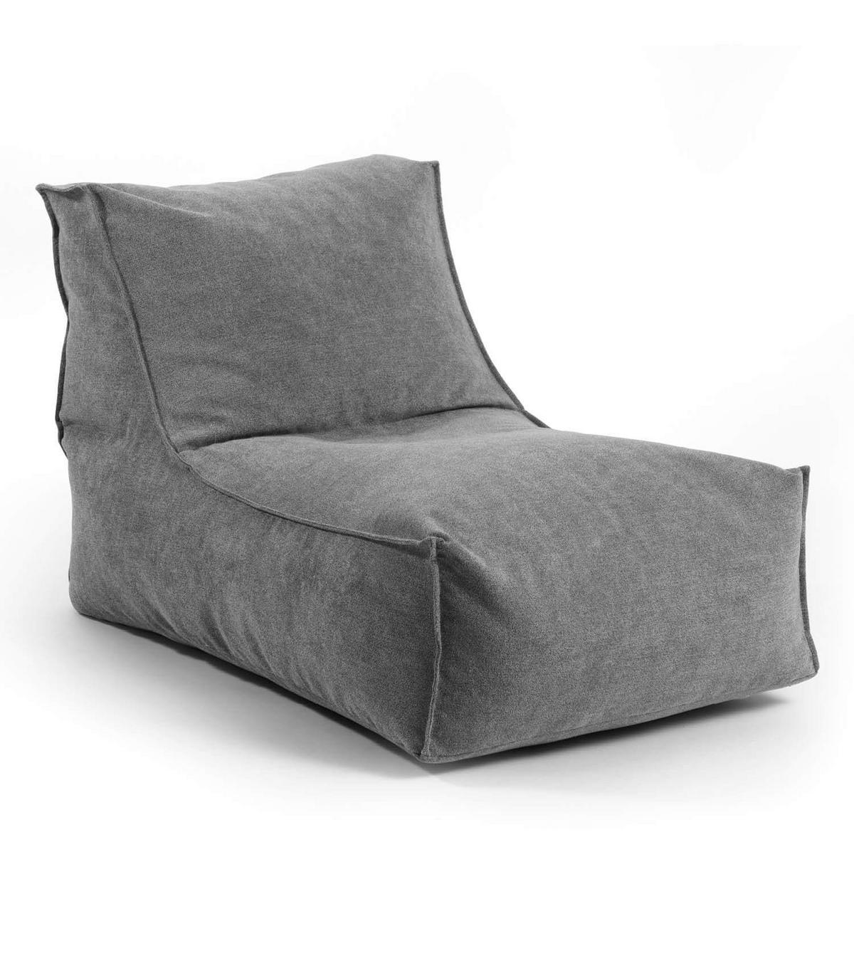 SITZSACK Der Gelassene - Anthrazit, Textil (60/65/95cm) - Mokebo