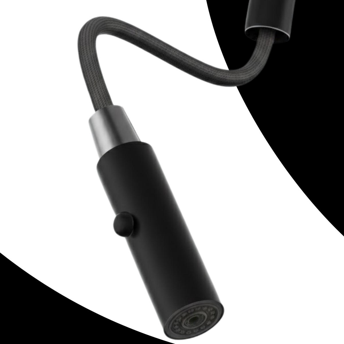 KÜCHENARMATUR Livia Schwarz - Schwarz, Metall (24/43/24cm) - Granitan