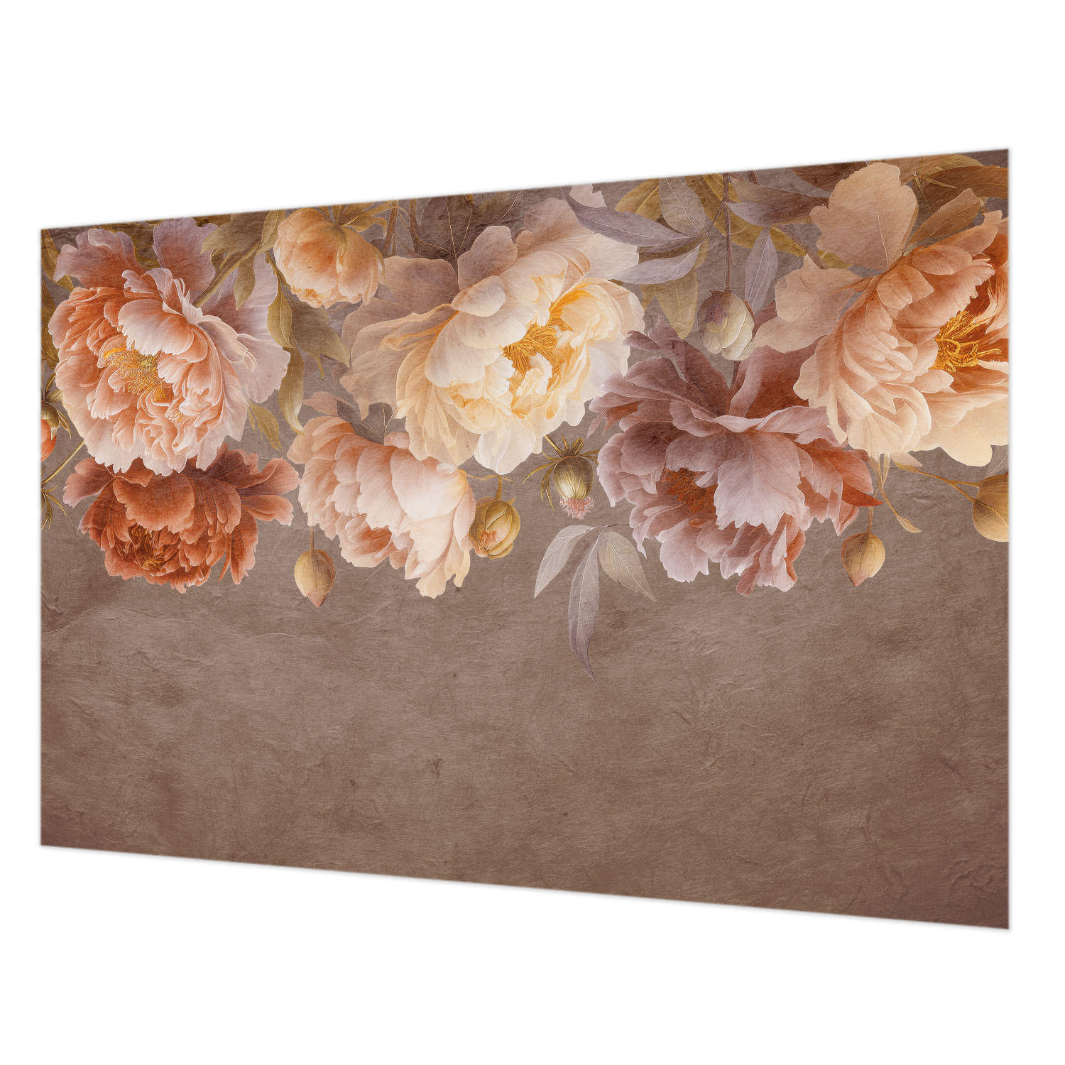 FOTOTAPETE 152x104 cm - Florale Eleganz - Pink, Textil (152/104cm) - Wallfluent