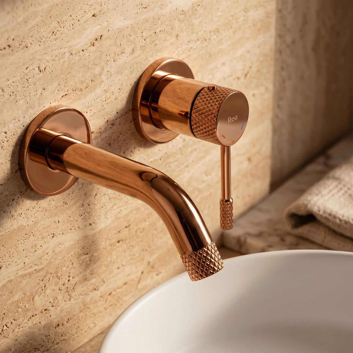 UNTERPUTZ Armatur Rea Venti Copper - Kupferfarben, Metall (10/12.5/17.5cm) - REA
