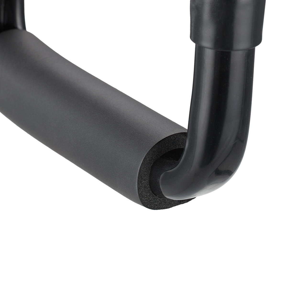 WANDHAKEN Set - Schwarz, Textil/Metall (2.5/22/15cm) - Relaxdays