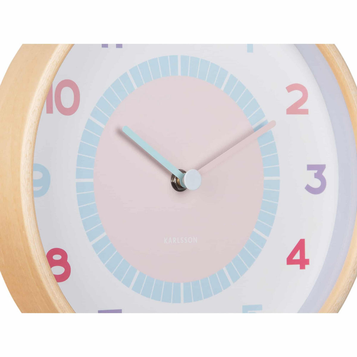 WANDUHR Chica Mehrfarbig 25/4.5/25 cm - Multicolor, Holz (4.5/25/25cm) - Karlsson