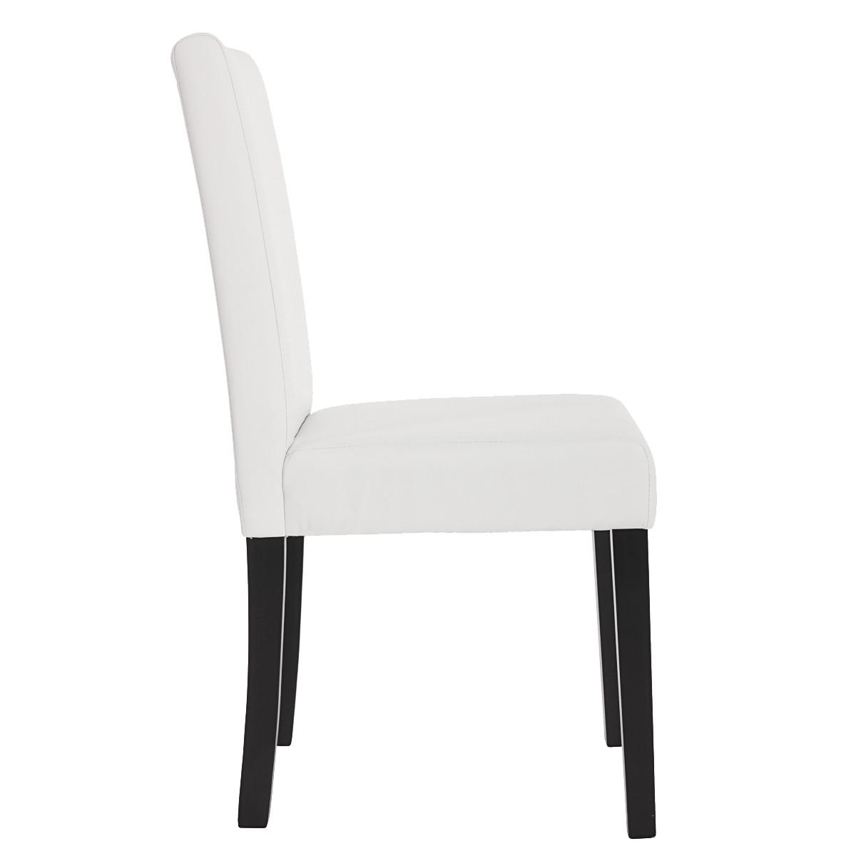 ESSZIMMERSTUHL Weiß 4er-Set - Weiß, Textil (43/90/56cm) - MCW