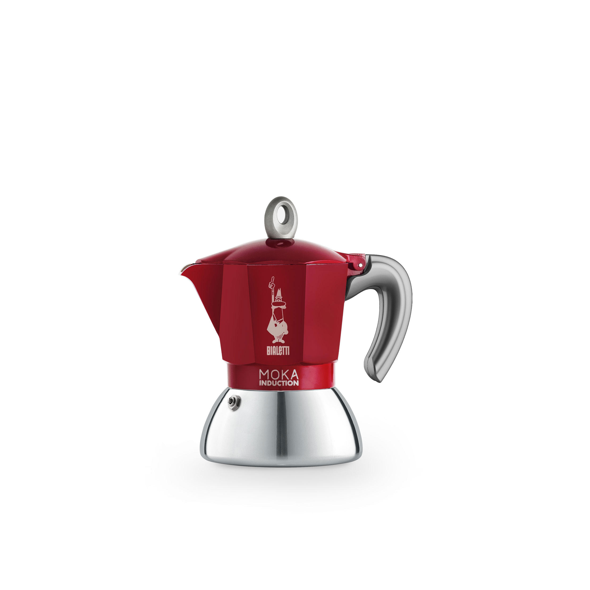 ESPRESSOKOCHER New Moka Induction für 2 Tassen, Induktion, Edelstahl, Schwarz, 90 ml - Schwarz, Metall (10/25/12cm) - Bialetti