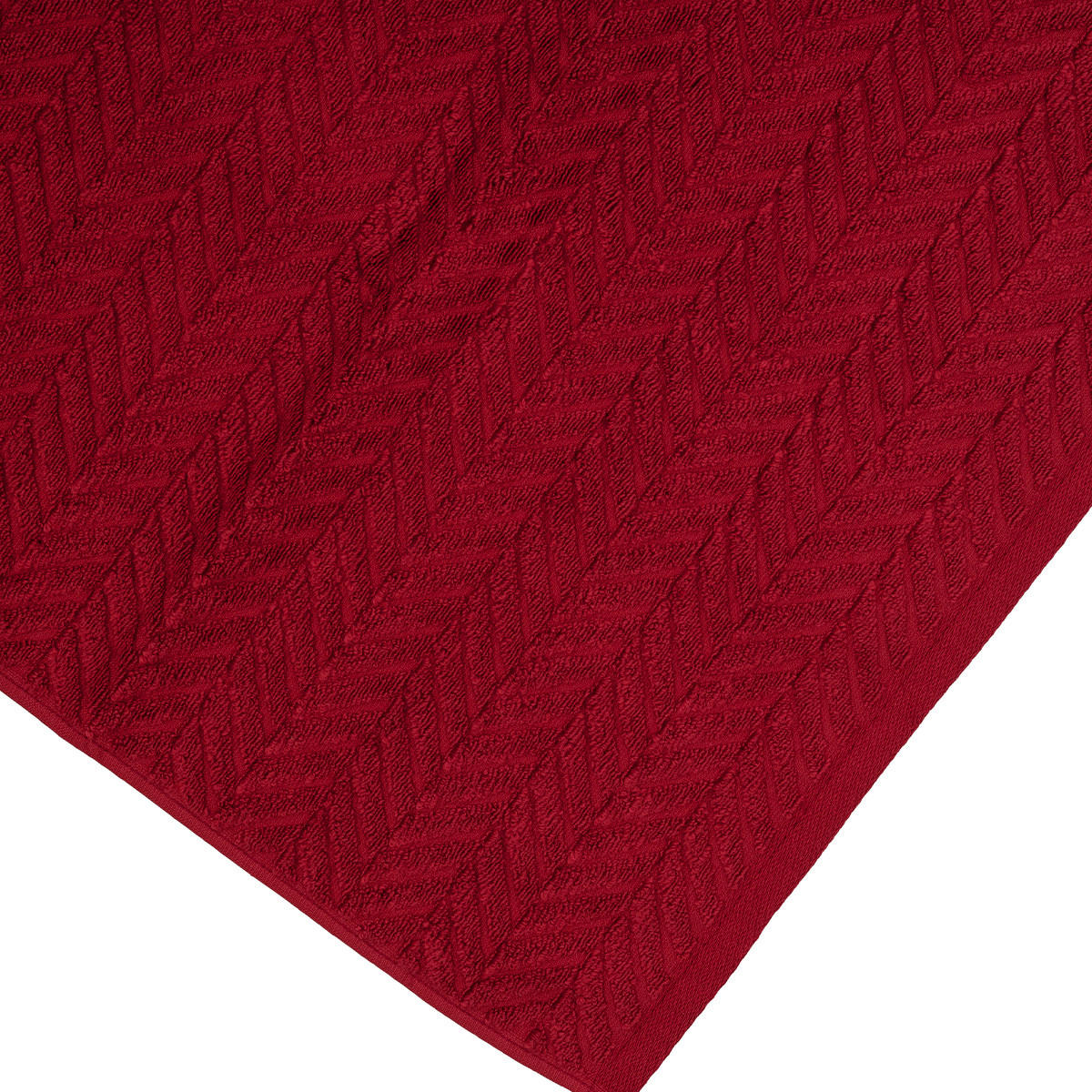 HANDTUCH Sensual Skin Zopf 4er-Set - Dunkelrot, Textil (50/100cm) - Ross