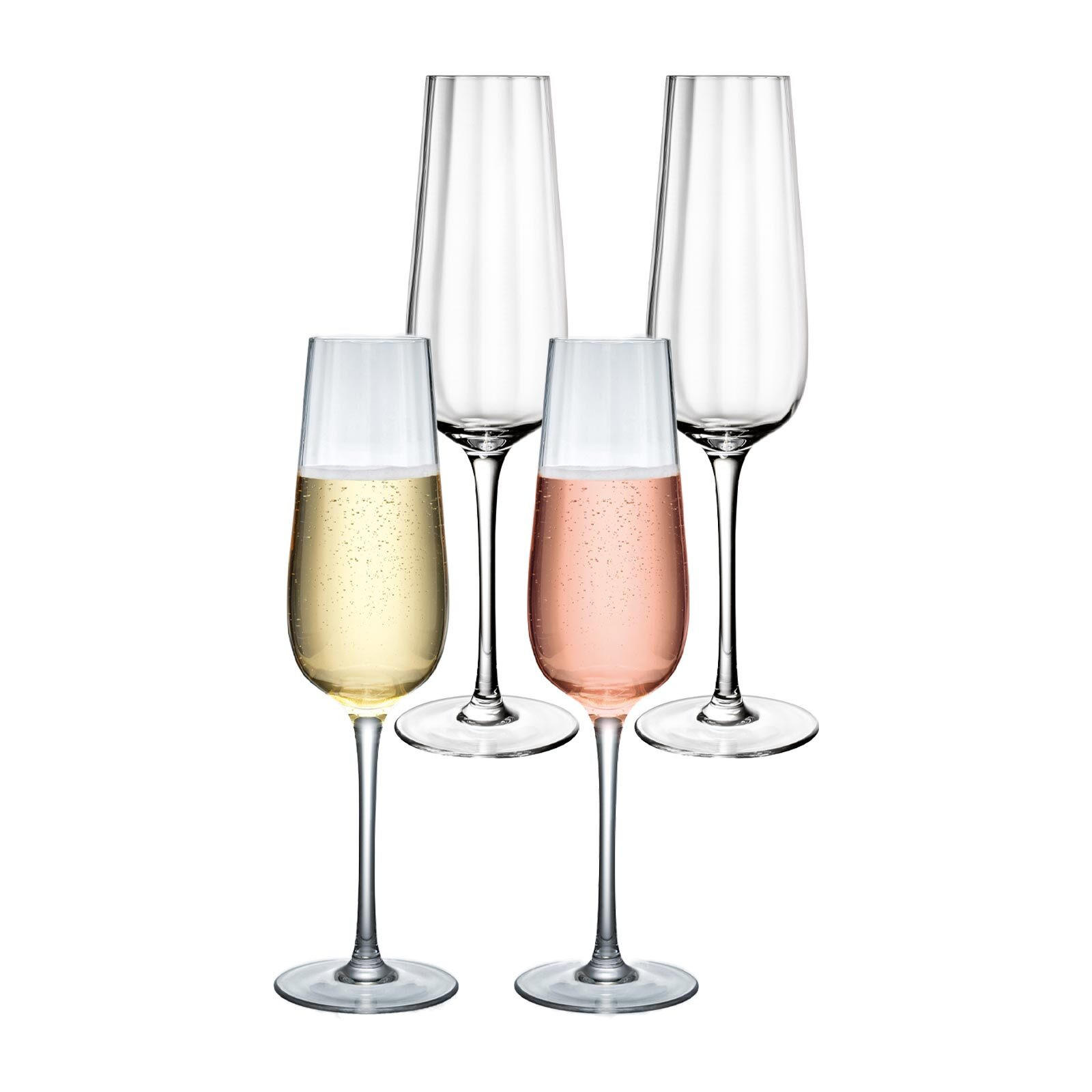 WEIN- UND SEKTGLÄSERSET Rose Garden transparent 12er Set - Transparent, Glas - Villeroy & Boch