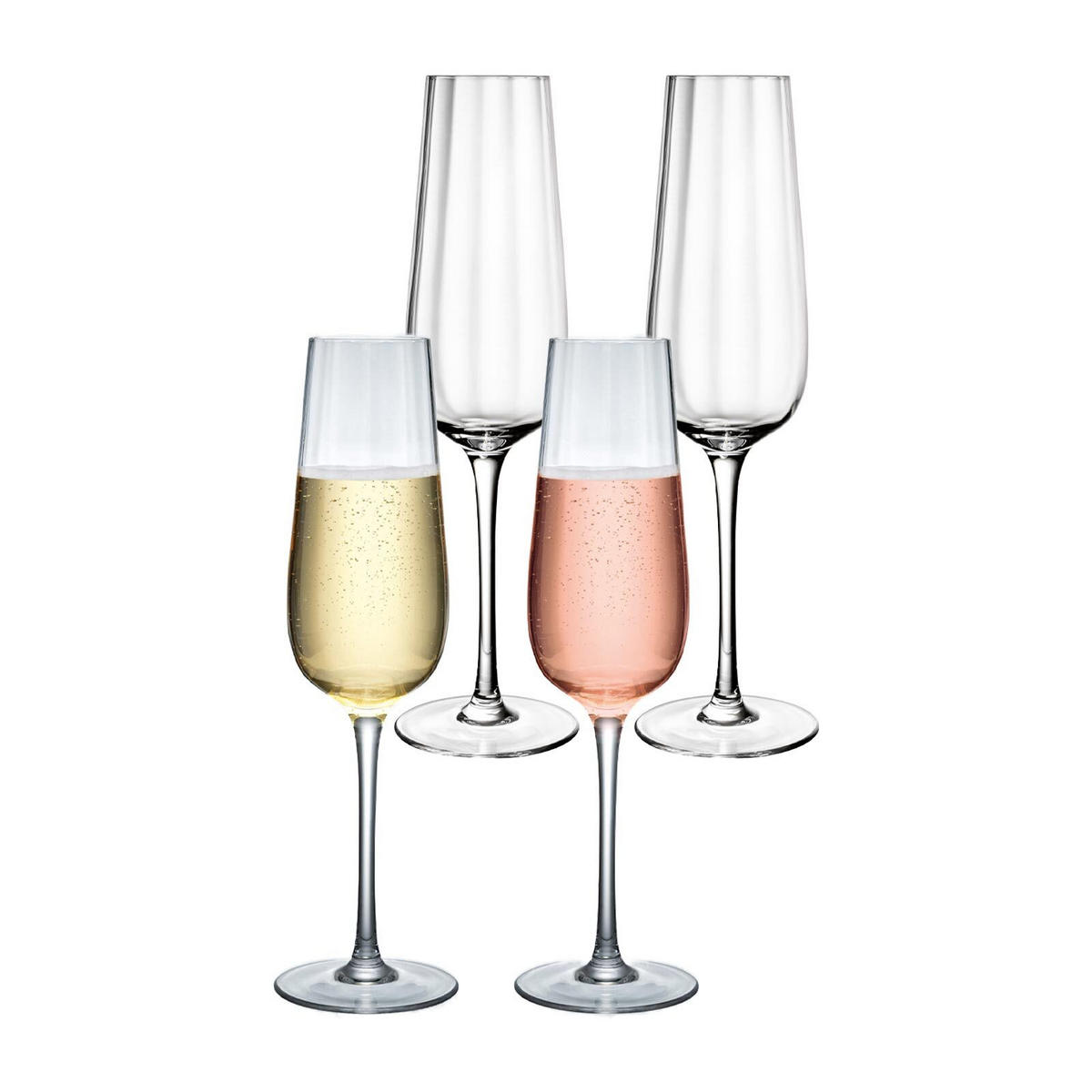 WEIN- UND SEKTGLÄSERSET Rose Garden transparent 12er Set - Transparent, Glas - Villeroy & Boch