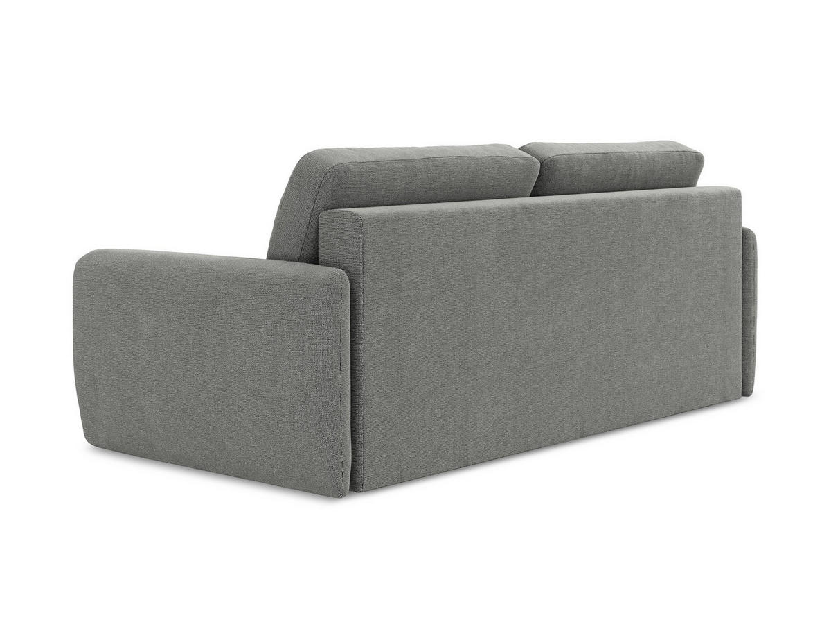 SOFAELEMENT Links Chenille Stoff Beige - Hellbraun/Schwarz, Holzwerkstoff/Kunststoff (179/70/113cm) - Makamii