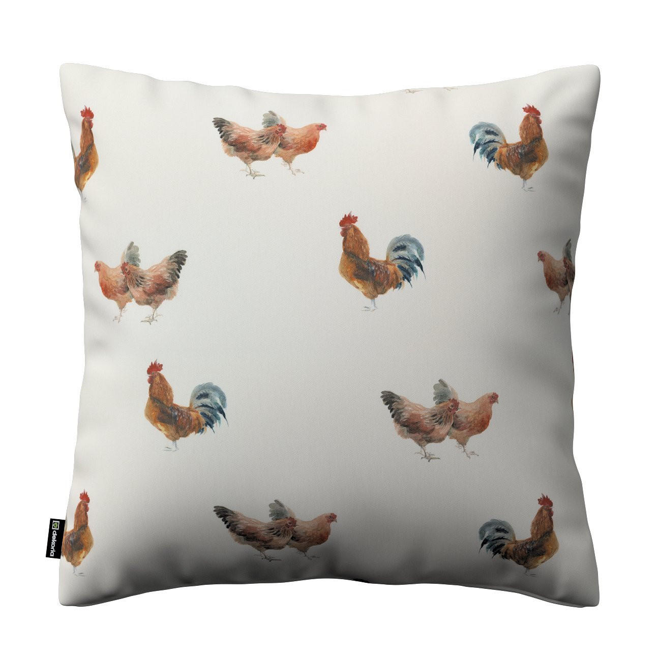 KISSENHÜLLE Flowers beige, 43x43 cm - Multicolor, Textil (43/43cm) - Dekoria