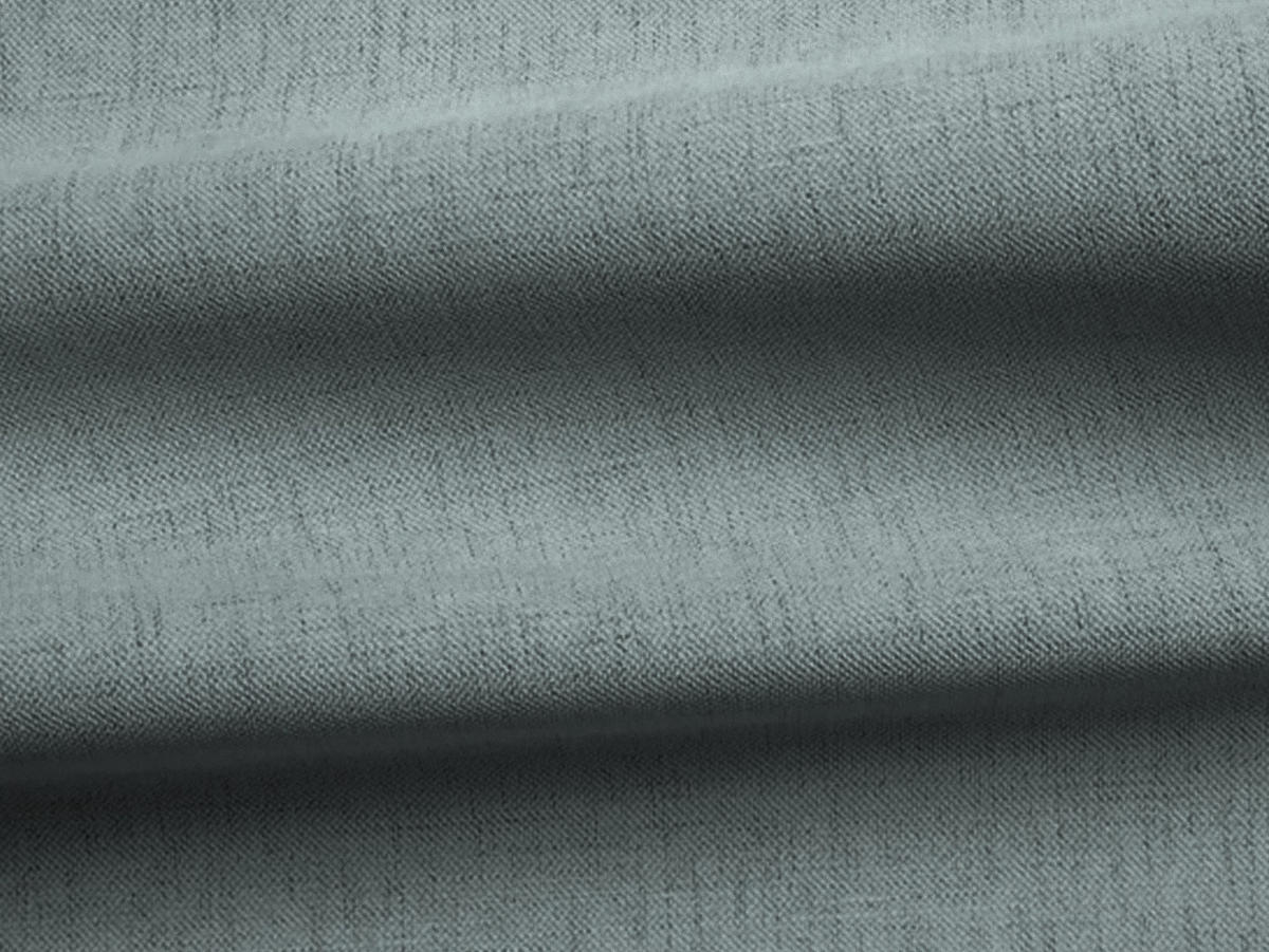 POUF Strukturstoff Blau - Blaugrau/Schwarz, Holzwerkstoff/Kunststoff (75/37/75cm) - Makamii