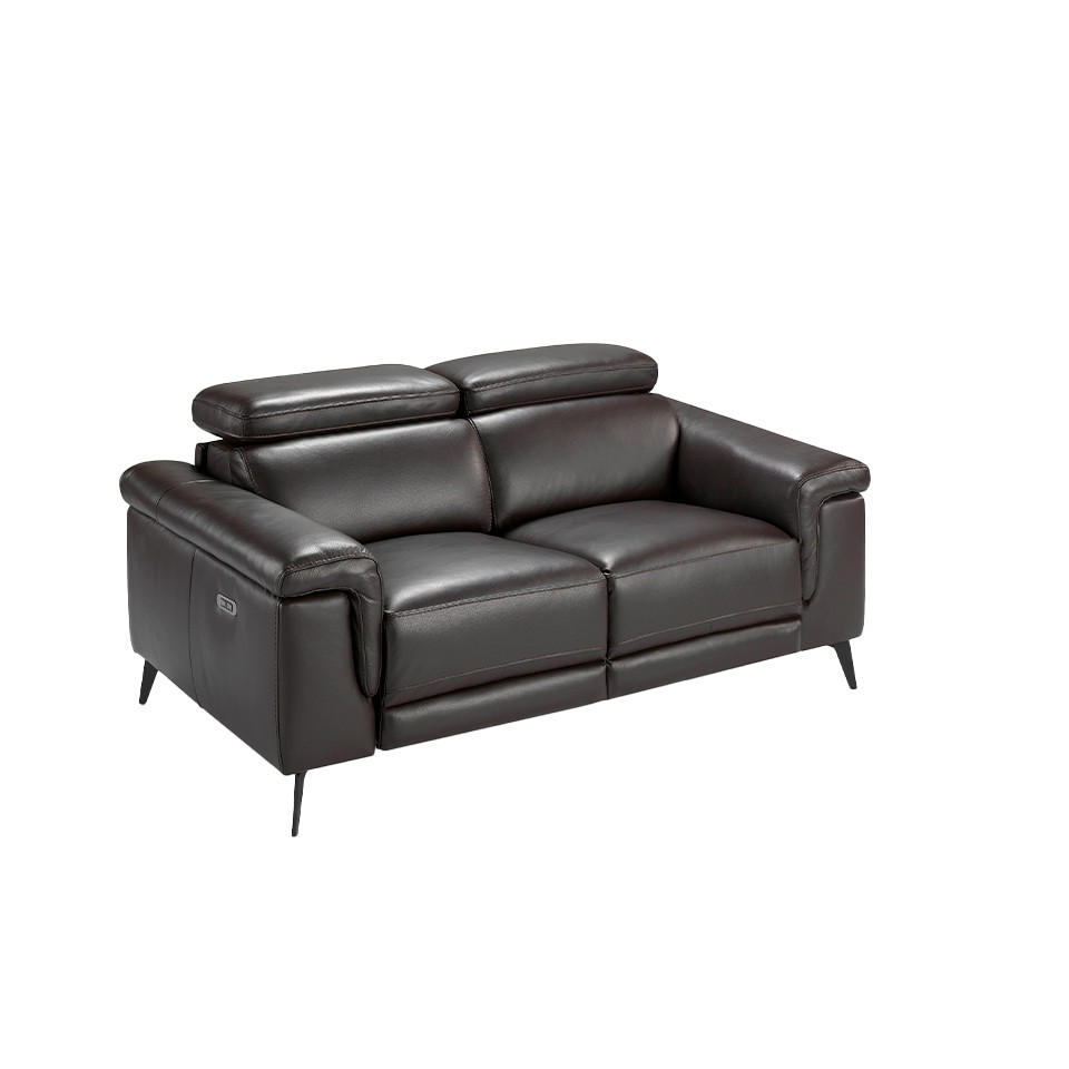 SOFA 2-SITZER Schokoladenbraun 170/103/99 cm - Braun, Leder (170/99/103cm) - ANGEL CERDA