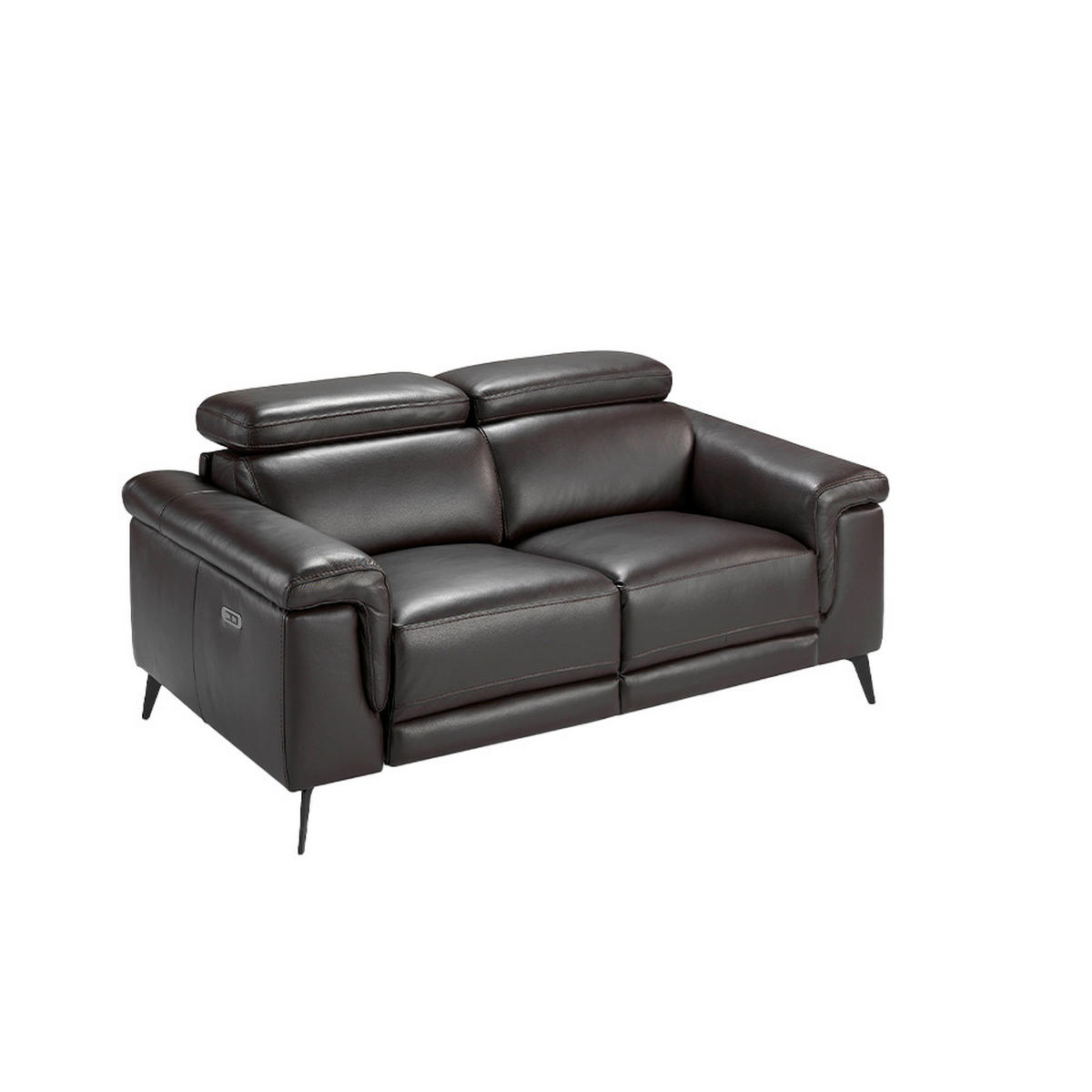 SOFA 2-SITZER Schokoladenbraun 170/103/99 cm - Braun, Leder (170/99/103cm) - ANGEL CERDA