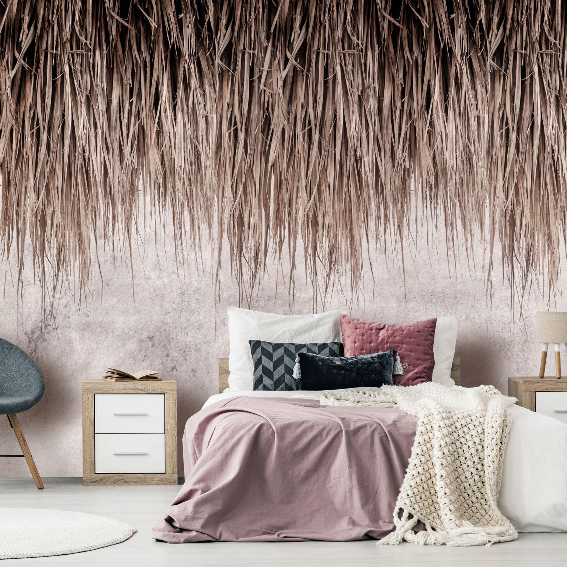 VLIESTAPETE Braun 100/70 cm - Braun, Textil (100/1cm) - KUNSTLOFT