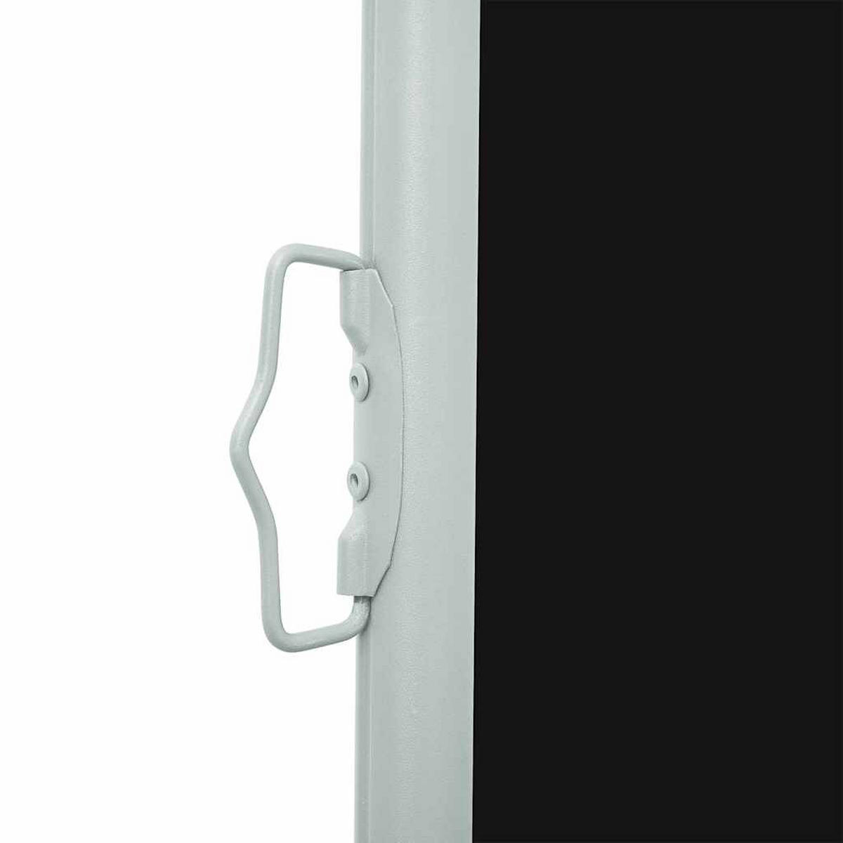 AUSZIEHBARE Seitenmarkise 100x500 cm Schwarz - Schwarz, Textil (500/100/500cm) - furnicato
