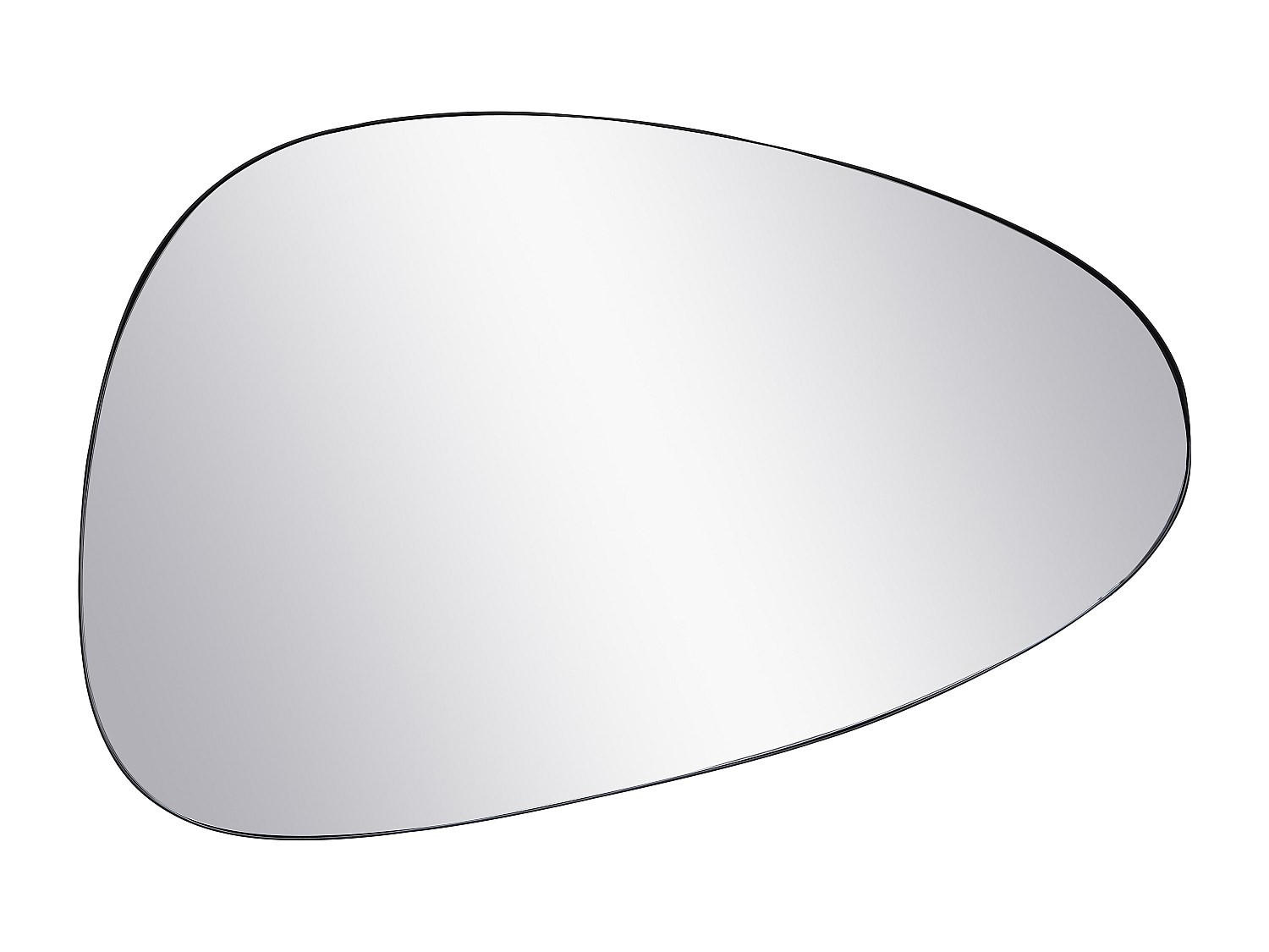 SPIEGEL - 72 x 2.5 - metall - schwarz Manarola - Schwarz, Metall (72/35/2.5cm) - Vente-Unique