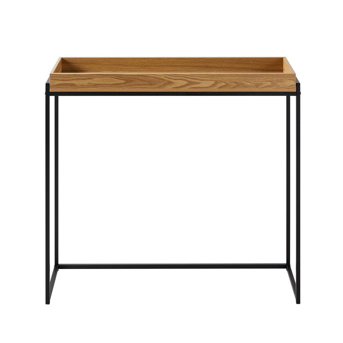 KONSOLE mit erhöhtem Rand - jessie 100/30/90 cm - Eschefarben, Holzwerkstoff (100/30/90cm) - Calicosy