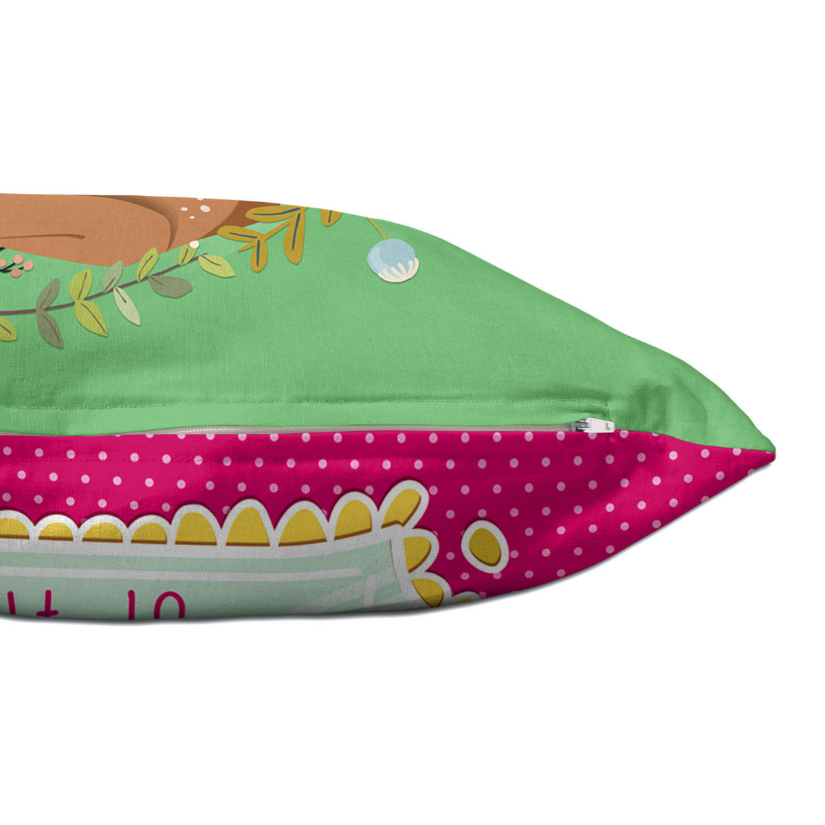 KISSENBEZUG mirror mirror 50x30 cm mehrfarbig - Multicolor, Textil (50/30cm) - Happy Friday