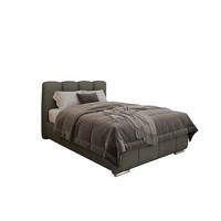 POLSTERBETT Zaira 120x200cm – Elegantes Polsterbett für modernen Wohnstil , ohne matratze, grau - Grau, Holz (90/200cm) - Homesy