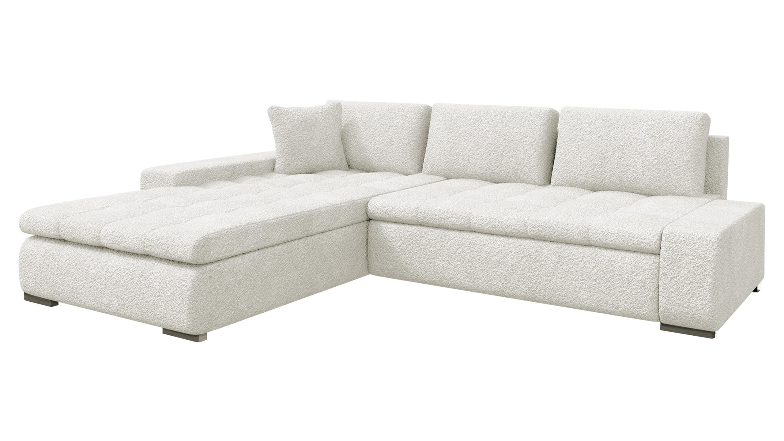 ECKSOFA Orkan - Creme, Holz/Textil (302/213cm) - MIRJAN24