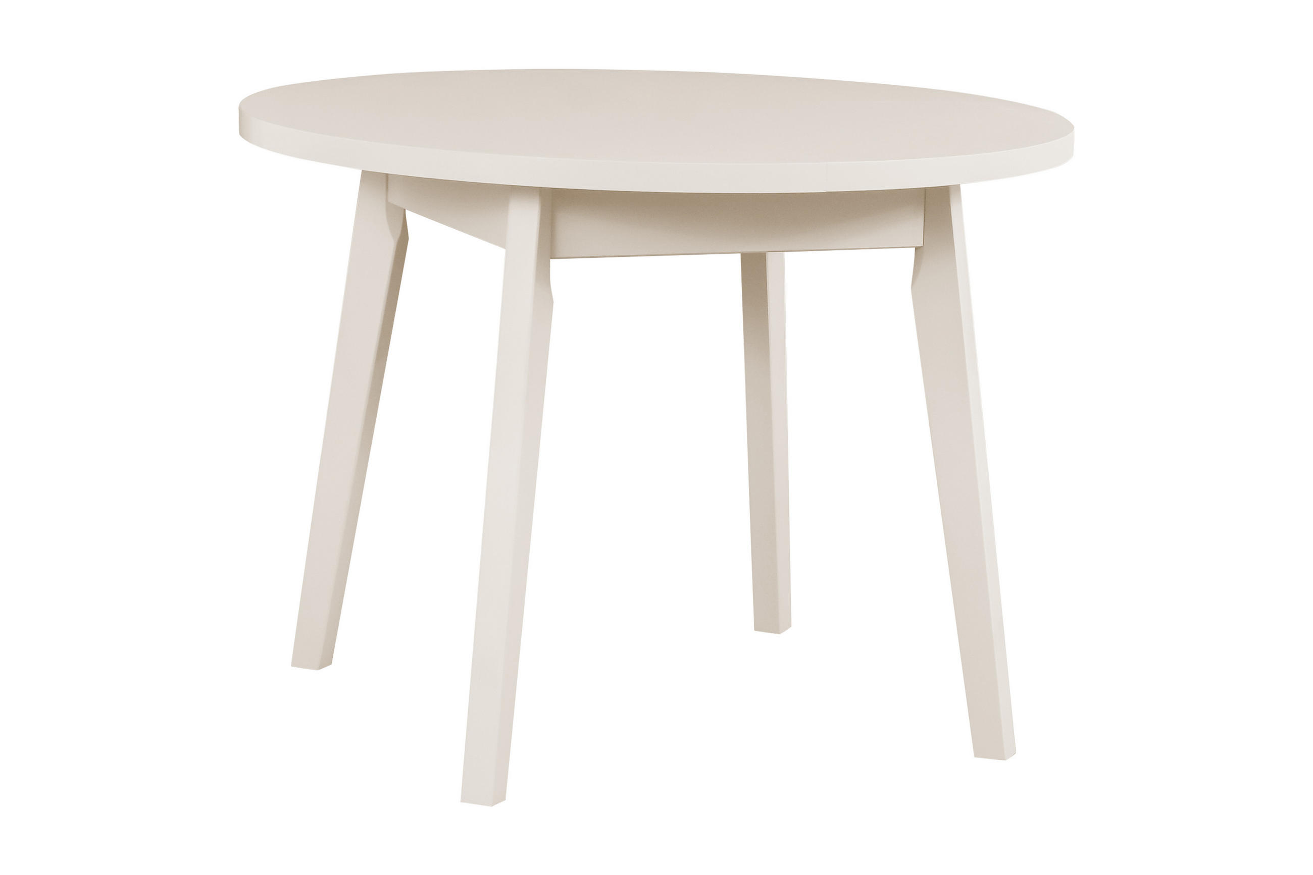ESSTISCH Oslo 3 L - Beige/Cappuccino, Holz (100/100/75cm) - Leaf Design