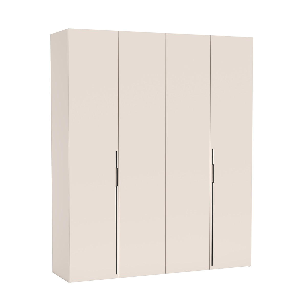 DREHTÜRENSCHRANK ANCONA 200/240/58cm 4-türig Kaschmir - Kaschmir, Holzwerkstoff (200/240/58cm) - MASSENO